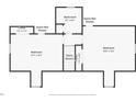 Second floor plan showcasing two bedrooms, a bathroom, and closet space at 4150 Sterling Pointe Dr, Douglasville, GA 30135