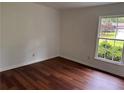 This bedroom has newly installed hard wood floors and lots of natural light at 2969 Favor Sw Rd, Marietta, GA 30060