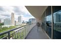 Private balcony with a great city view and metal railings at 3338 Peachtree Ne Rd # 1506, Atlanta, GA 30326