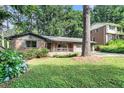 Traditional brick home with lush landscaping and a well-manicured lawn at 1260 Fork Creek Trl, Decatur, GA 30033