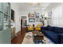 Bright living room with stylish decor, comfortable seating, and ample natural light at 210 Evans Dr, Decatur, GA 30030
