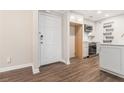 Efficient kitchen area features modern appliances, including a built-in microwave and a white painted cabinet at 3201 Lenox Ne Rd # 23, Atlanta, GA 30324