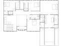 Upstairs floor plan with bedrooms, bathrooms, and closet layouts at 5743 Brendlynn Dr, Suwanee, GA 30024