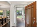 Inviting foyer with a glass-paneled door leading to the dining room at 47 Oakridge Se Ave, Atlanta, GA 30317