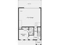 Floor plan showcasing the home's 2-car garage, bedroom 3 suite, bath 3, foyer, and porch at 202 Maycrest Path, Tucker, GA 30084
