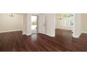 Welcoming foyer featuring beautiful hardwood floors and an open entryway at 328 Brookhaven Walk, Johns Creek, GA 30097