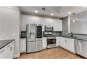 Modern kitchen with stainless steel appliances and sleek countertops at 793 Inman Mews Ne Dr, Atlanta, GA 30307