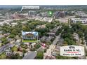 Aerial view showcases proximity to Ponce City Market and Historic Fourth Ward Park near 496 Rankin St NE, Atlanta at 496 Rankin Ne St, Atlanta, GA 30308