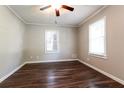 Bedroom featuring new hardwood floors and lots of natural light at 3993 Forrest Ct, Atlanta, GA 30341