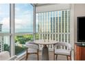 Cozy breakfast nook with large window overlooking the city skyline at 3325 Piedmont Rd Ne # 1907, Atlanta, GA 30305