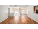 Bright entryway featuring gleaming hardwood floors and an open floor plan at 40 Browning Dr, Covington, GA 30016