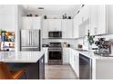 Stylish kitchen featuring white cabinets, stainless steel appliances, and sleek countertops at 625 Piedmont Ne Ave # 3029, Atlanta, GA 30308