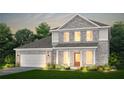 Elegant two-story home with brick facade, attached garage, and inviting front porch at 3176 Morris Hills Dr, Dacula, GA 30019