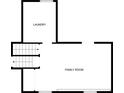 Floor plan depicting layout for laundry and Gathering room areas at 592 Ferry Creek Ct, Acworth, GA 30102