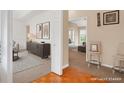 Elegant foyer showing living and dining room, virtually staged at 1574 Glenfield Dr, Lawrenceville, GA 30043