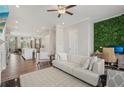 Bright living room featuring a modern design and seamlessly connected to the kitchen and dining area at 2501 Painted Buckeye Chase Se, Smyrna, GA 30080