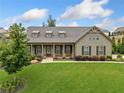 Inviting single-Gathering home boasting a well-maintained lawn, dormer windows, and covered front porch at 406 Horizon Trl, Canton, GA 30114
