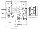 Detailed main floor plan showcasing layout of kitchen, bedrooms, Gathering room, and garage at 1297 Pj East Rd, Covington, GA 30014