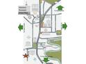 Historic Roswell area map with key streets and landmarks, aiding in navigation and exploration of the neighborhood at 125 Spring Dr, Roswell, GA 30075