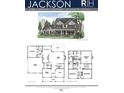 Jackson floor plan featuring four bedrooms, three bathrooms, and spacious living areas across two stories at 1099 Cottonwood Ln, Loganville, GA 30052