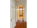 Hallway with tile floor and access to the front door at 5581 Marbut Rd, Lithonia, GA 30058