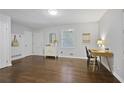 Inviting living room featuring beautiful hardwood floors at 476 Concord Se Ln, Smyrna, GA 30082