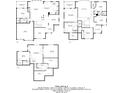 Detailed floor plan showcasing the layout of this spacious 4,610 sq ft home at 4645 Wykeshire Ct, Cumming, GA 30041