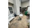 The backyard exterior features concrete patio, outdoor storage, and access to parking at 2009 Oak Park Ln, Decatur, GA 30032