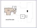 Second floor plan featuring bonus room, storage, bath, and study; great layout at 567 Bearden Dr, Douglasville, GA 30134