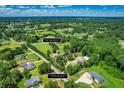 Aerial view of the property, showing both the primary and secondary access points at 3700 Tom Brewer Rd, Loganville, GA 30052