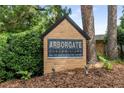 Arborgate Condominiums signage at 115 Biscayne Nw Dr # E3, Atlanta, GA 30309