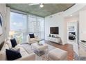 Bright living room featuring floor-to-ceiling windows and stylish furnishings, great for relaxing and entertaining at 3324 Peachtree Ne Rd # 1604, Atlanta, GA 30326