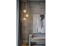 Cozy sitting area features decorative lighting and a complementary abstract painting at 1301 Peachtree Ne St # 4L, Atlanta, GA 30309