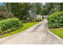 Long driveway leading to a home with a lush, green lawn and mature landscaping at 3300 Pierce St, College Park, GA 30337
