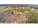 An aerial view of the property showcasing its wooded lot and neighborhood at 1452 Redwine Rd, Fayetteville, GA 30215