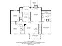 Detailed floor plan showcasing the layout of the 2504 square foot home, highlighting room dimensions at 3902 Robin Court Ct, Acworth, GA 30101