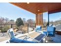 Relaxing balcony with comfortable seating and views of the surrounding neighborhood at 1812 Hunters Gln, Marietta, GA 30062