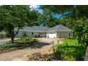 Pleasant scene of a one-story home and mature trees creating a beautiful, shaded yard at 4016 Dover Ave, Alpharetta, GA 30009