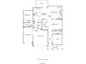 First floor plan showcasing the layout including kitchen, Gathering room, dining room, and garage at 11255 Knollwood Bnd, Johns Creek, GA 30097