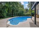Sparkling pool surrounded by lush greenery providing a private outdoor oasis at 1430 Grovehurst Dr, Marietta, GA 30062