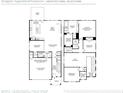 Layout of the Chestatee Farmhouse plan featuring kitchen, bedrooms, bathrooms, and living spaces at 1568 Wicker Wood Se Pl, Smyrna, GA 30080