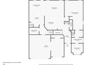 Detailed floor plan showcasing the layout of the first floor at 2015 Chapel Estates Lane Southeast Ln, Dacula, GA 30019