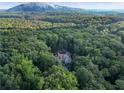 Secluded estate nestled amongst trees, with mountain views and lush surroundings at 1500 Historic Vw, Stone Mountain, GA 30087
