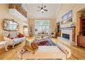 Bright and spacious living room with fireplace and large windows at 390 Glengarry Chase, Covington, GA 30014