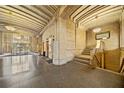 Classic building interior with stone walls, stairs, elevators, and entrance at 57 Forsyth Nw St # 16G, Atlanta, GA 30303
