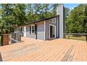 Exterior deck with wooden railings at 1491 Stonington Ct, Villa Rica, GA 30180