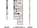Stegall Village Wilmington second floor plan with three bedrooms and two baths at 510 Crown Dr, Emerson, GA 30137