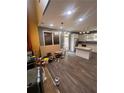Well-lit kitchen with modern appliances, a kitchen island, and sleek countertops at 199 Scenic View Ln, Stone Mountain, GA 30087