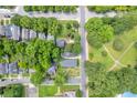 Aerial view of a residential neighborhood with tree-lined streets and well-maintained homes at 85 Ollie St, Atlanta, GA 30314