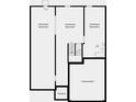 Basement floor plan showing unfinished basement space with potential for additional living area at 619 Catesby Ter, Dacula, GA 30019